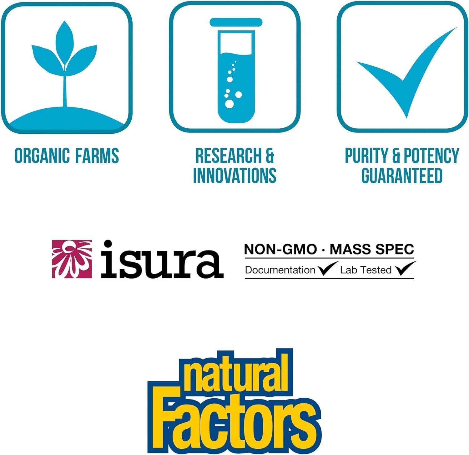 Natural Factors TravelBiotic - Probiótico Bifidobacterium longum 10 mil millones UFC - 60 cápsulas veganas