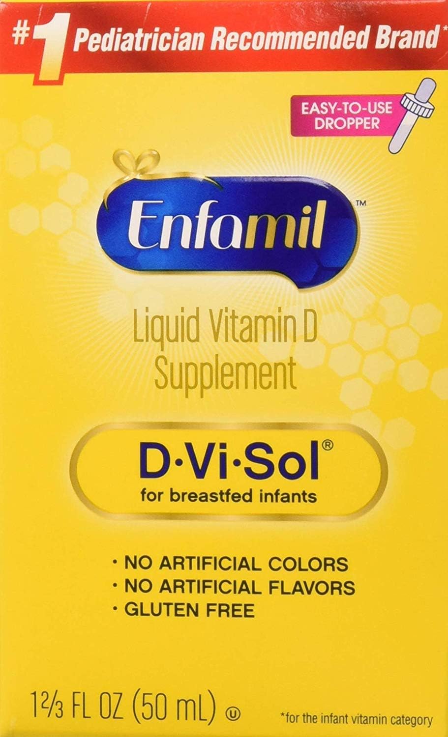 Enfamil D-Vi-Sol Gotas de Vitamina D 50 mL (Pack de 5)