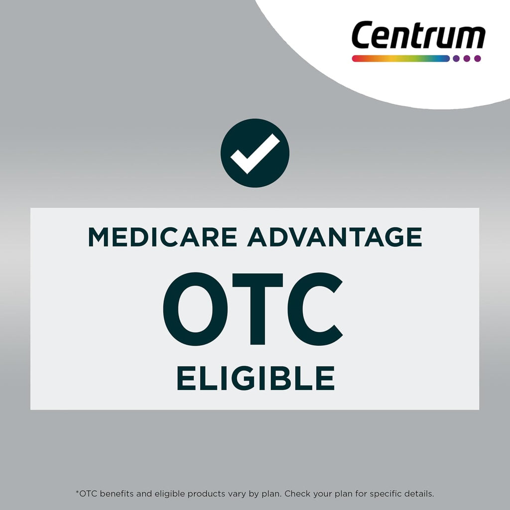 Centrum Silver Multivitamínico para Adultos 50+ - 80 Comprimidos