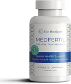 Medfertil para Hombres - Suplemento con L-Carnitina, Vitaminas C, E, B12, Ácido Fólico, Zinc, Selenio y CoQ10 - 90 Comprimidos