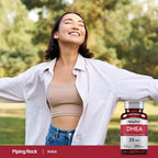 Piping Rock DHEA 25mg | 250 Comprimidos para Mujeres y Hombres | Suplemento de Dehidroepiandrosterona | No Transgénico, Sin Gluten