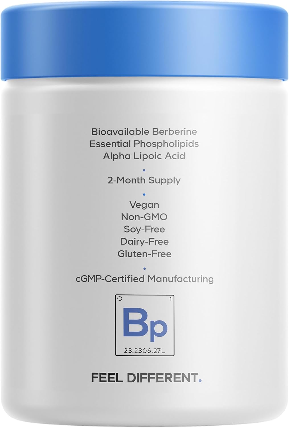 Codeage Berberine Phytosome - Berberina HCL, Ácido Alfa Lipoico, Complejo Fosfolípido - 60 Cápsulas