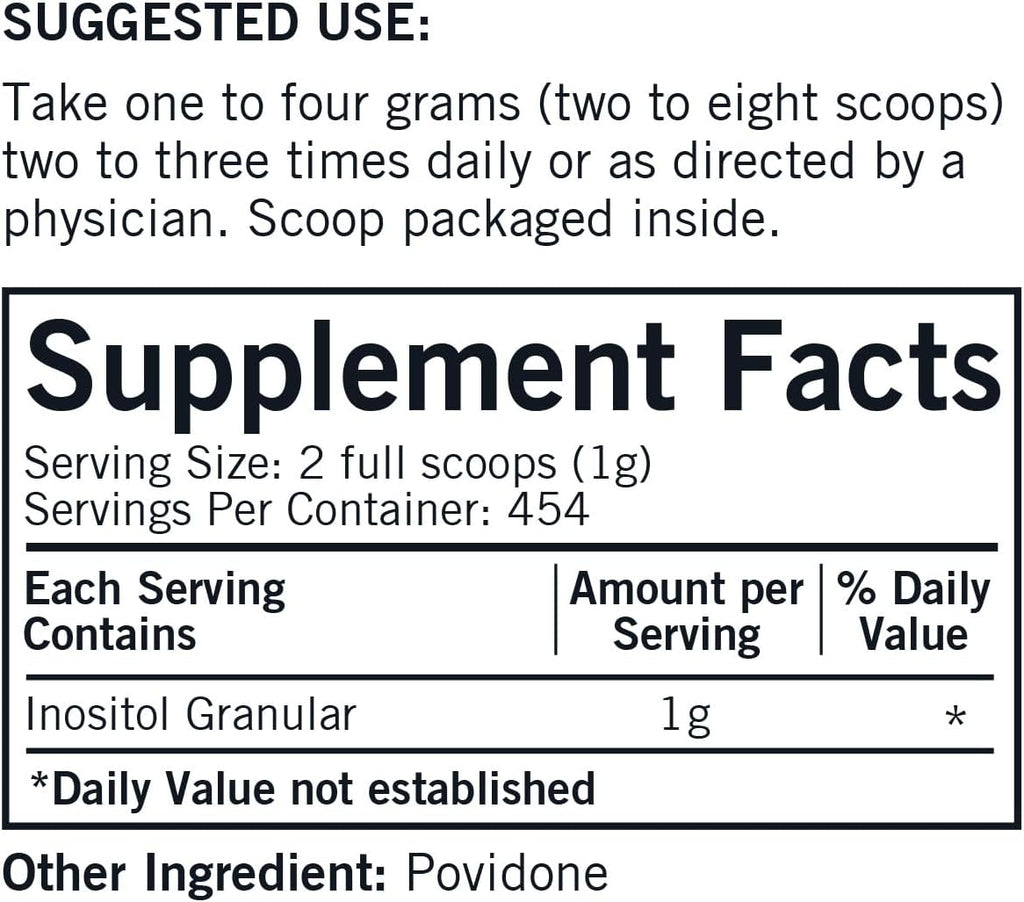 Kirkman Inositol Pure Soluble Powder - Hipoalergénico | 454 g