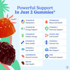 FIRST DAY Women's Multivitamin Gummies – Multivitamínico diario con superalimentos orgánicos, folato metilado, zinc y biotina – Vegano, 120 gominolas
