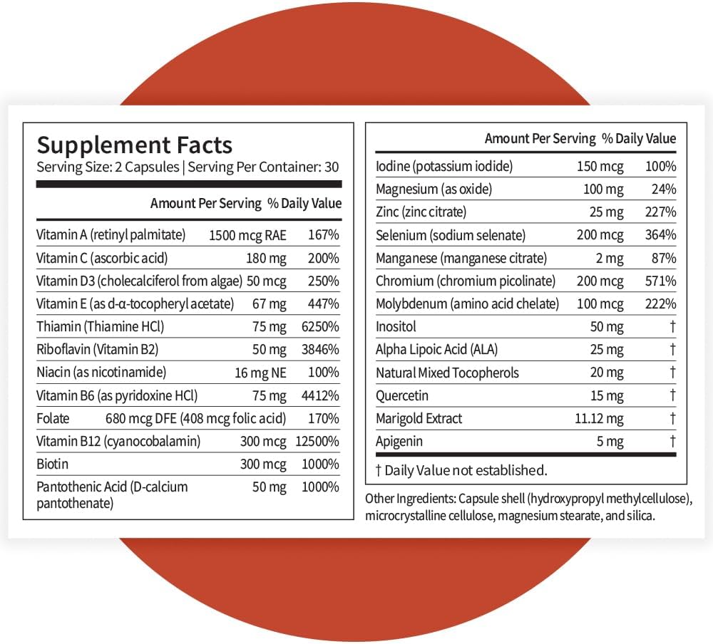 Pattern Wellness Multivitamínico Completo para Hombres y Mujeres – 60 Cápsulas Veganas