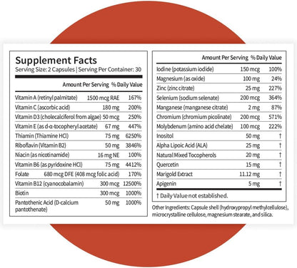 Pattern Wellness Multivitamínico Completo – Vitamina E: Actúa como antioxidante, protegiendo las células del daño – Image 9