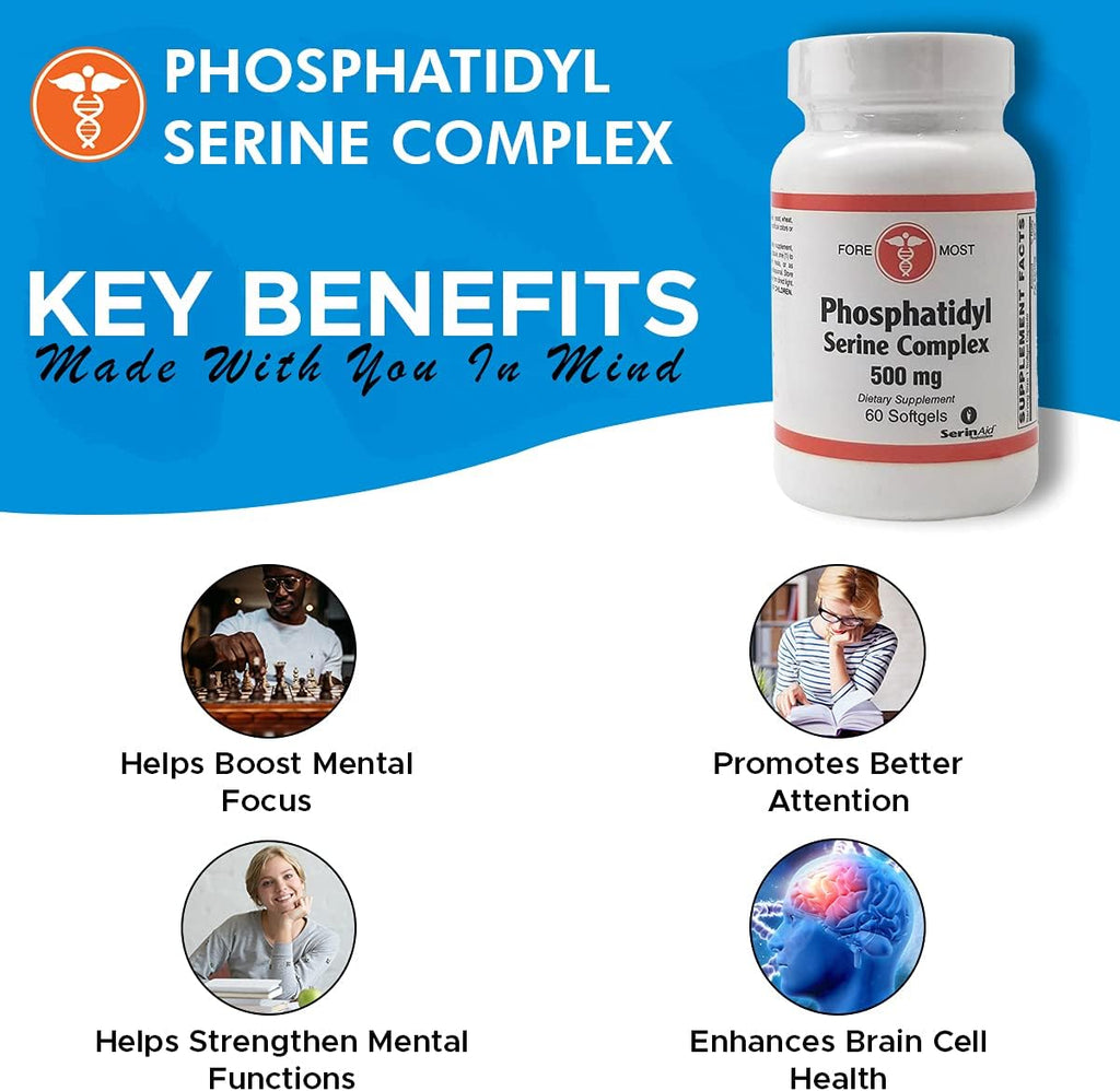 Holistic Health Complejo de Fosfatidilserina - 60 Cápsulas Blandas