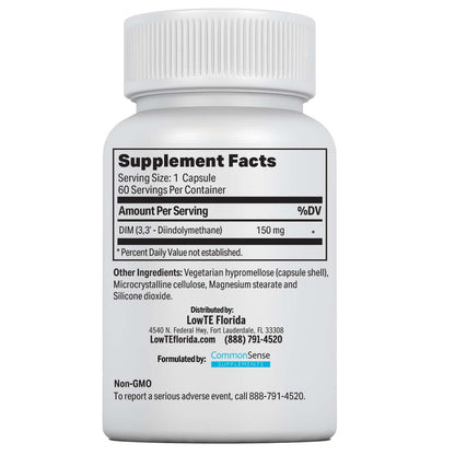 LowTE Florida DIM 150 mg – Suplemento de bienestar diario para mujeres 60+ – Image 3