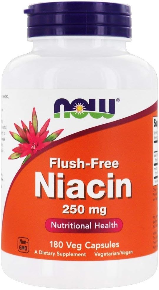 Niacina Sin Rubor 250mg - 180 Cápsulas Veganas (Pack de 2)