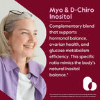 BESTVITE Myo & D-Chiro Inositol (120 Cápsulas Vegetarianas) - 40:1 - Sin Estearatos - Vegano - No-GMO - Sin Gluten
