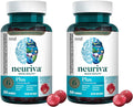 NEURIVA Plus Decaff Gomas Cerebrales para Memoria y Concentración, 50 gomas (Pack de 2)