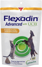 Vetoquinol Flexadin Advanced Complemento Articular para Perros con Colágeno No Desnaturalizado, 30 Masticables