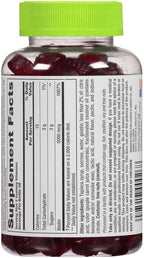 Vitafusion Gominolas de Biotina Extra Fuerte, Sabor a Bayas, 100 unidades