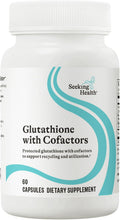 Seeking Health Glutathione Plus, 100 mg S-Acetil-L-Glutión con Cofactores, 60 Cápsulas Vegetales