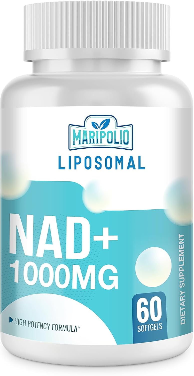 Liposomal NAD+ 1000 mg - Suplemento de NAD+ con Alta Biodisponibilidad - 60 Cápsulas Blandas