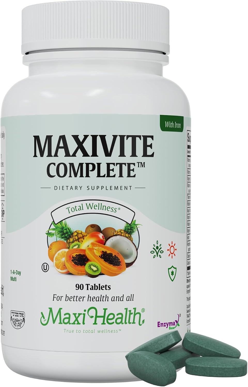 Maxivite Complete Multivitamínico con Hierro – 90 Comprimidos