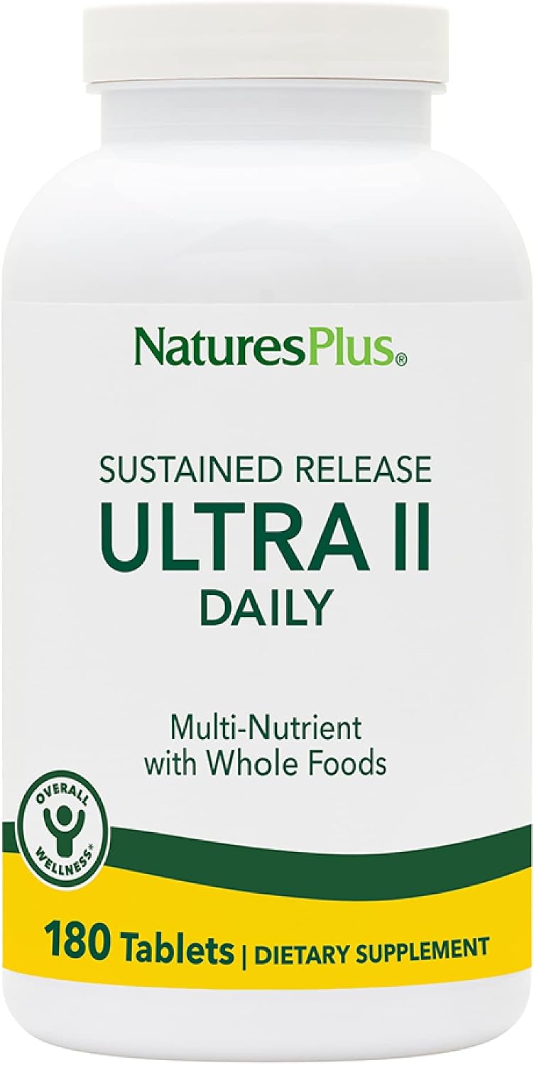 NaturesPlus Ultra II Daily - Whole Food Multivitamin - 60 Tablets