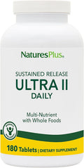 NaturesPlus Ultra II Daily - 180 Tablets - Whole Food Multivitamin