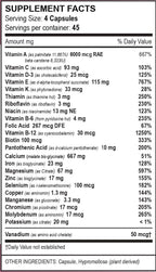 Vita4Life Multivitamínico Bariátrico Multi-Standard - 180 Cápsulas