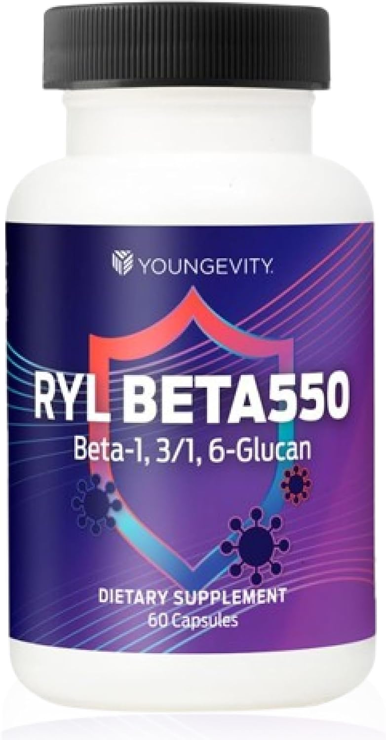Youngevity RYL Beta550 Beta 1,3-D Glucano Apoyo Inmunitario - 60 Cápsulas