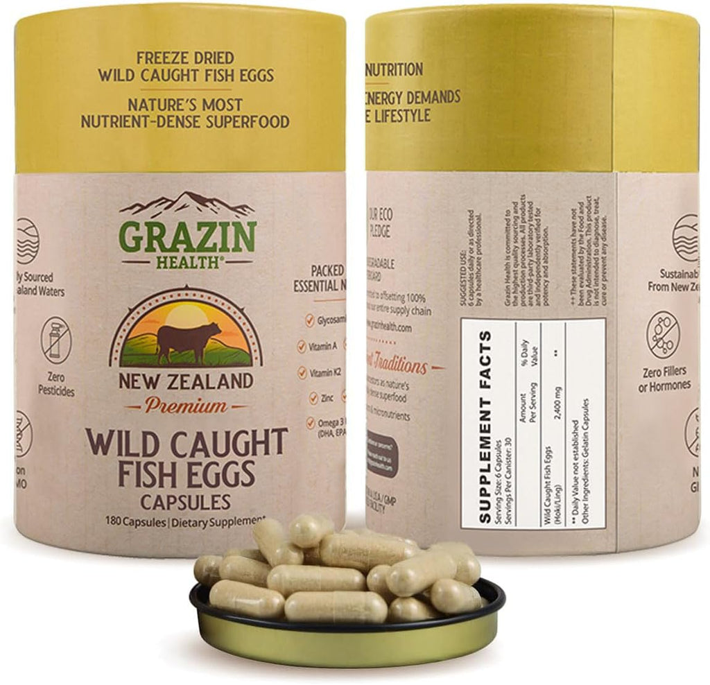 Grass Fed Bovine Spleen Capsules 3000 mg - Suplemento de Bazo de Bovino