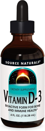 Source Naturals Vitamina D-3 Gotas Líquidas 2000 UI, 59 ml