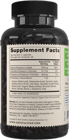 Crystal Star Ocean Minerals - Marine Mineral Supplement, 60 Capsules