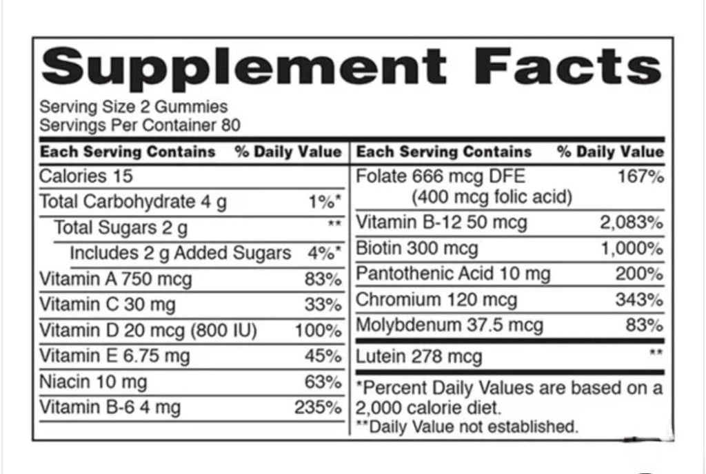 Kirkland Signature Multivitamínico en Gominolas para Adultos, 160 unidades