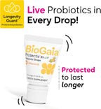 BioGaia Gotas Probióticas Bebé con Vitamina D - Alivio de Cólicos y Gases, Suministro para 50 Días, Seguro para Recién Nacidos, Sin Alérgenos (Paquete de 4)