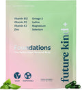 Future Kind Multivitamínico Vegano Completo con Omega-3, B12, D3, Zinc, Yodo, Magnesio, K2 y Selenio - Sin Carragenina, Envase Compostable (60 Cápsulas)