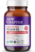 New Chapter Vitamina D3 Fermentada 2000 IU, Orgánica, Una al Día