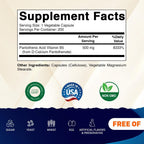 Vitamatic Ácido Pantoténico (Vitamina B5) 500 mg - 200 Cápsulas Vegetales