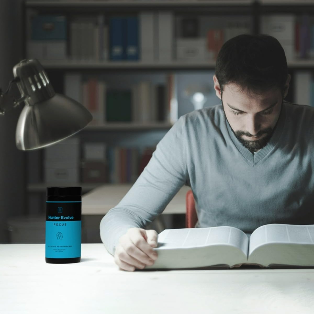 Hunter Focus - Suplemento Nootrópico Premium para Memoria y Concentración