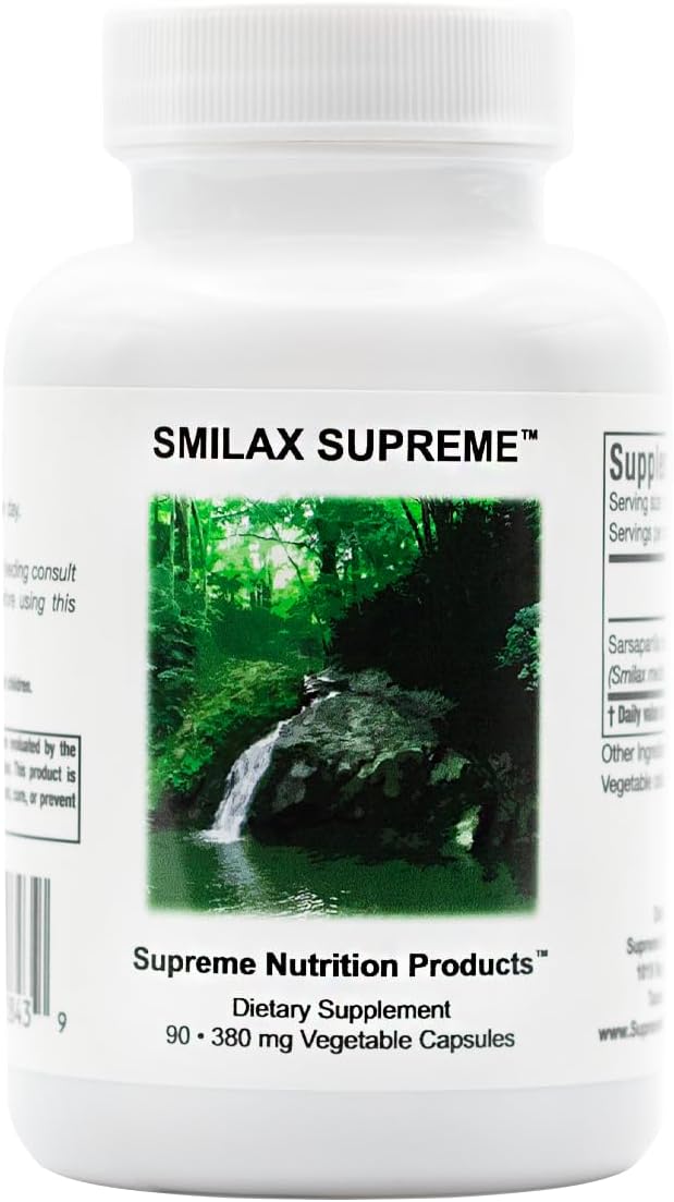 Smilax Supreme - 90 Cápsulas Vegetarianas de Sarsaparilla Pura