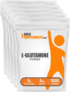 BulkSupplements.com L-Glutamina en Polvo - 500 g (1.1 lb)