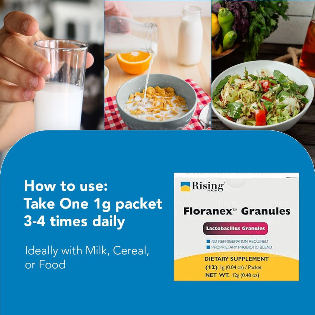 Floranex™ Lactobacillus Probiótico en Gránulos - 12 Sobres