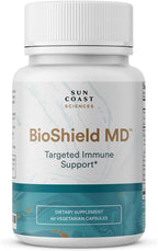 SUN COAST SCIENCES BioShield MD – Apoyo Inmunitario Premium con Vitamina C, D y Zinc (60 Cápsulas)