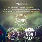 ML Naturals Biotina 10,000 mcg – 360 Cápsulas Vegetales – Cabello, Piel y Uñas – Energía