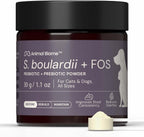 Animal Biome Probióticos para Perros y Gatos, Gut Rescue, S. Boulardii + FOS en Polvo 30g | 50 Dosis