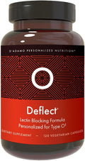 D'Adamo Personalized Nutrition Deflect Lectin Blocker (Tipo O) - 120 Cápsulas Vegetales