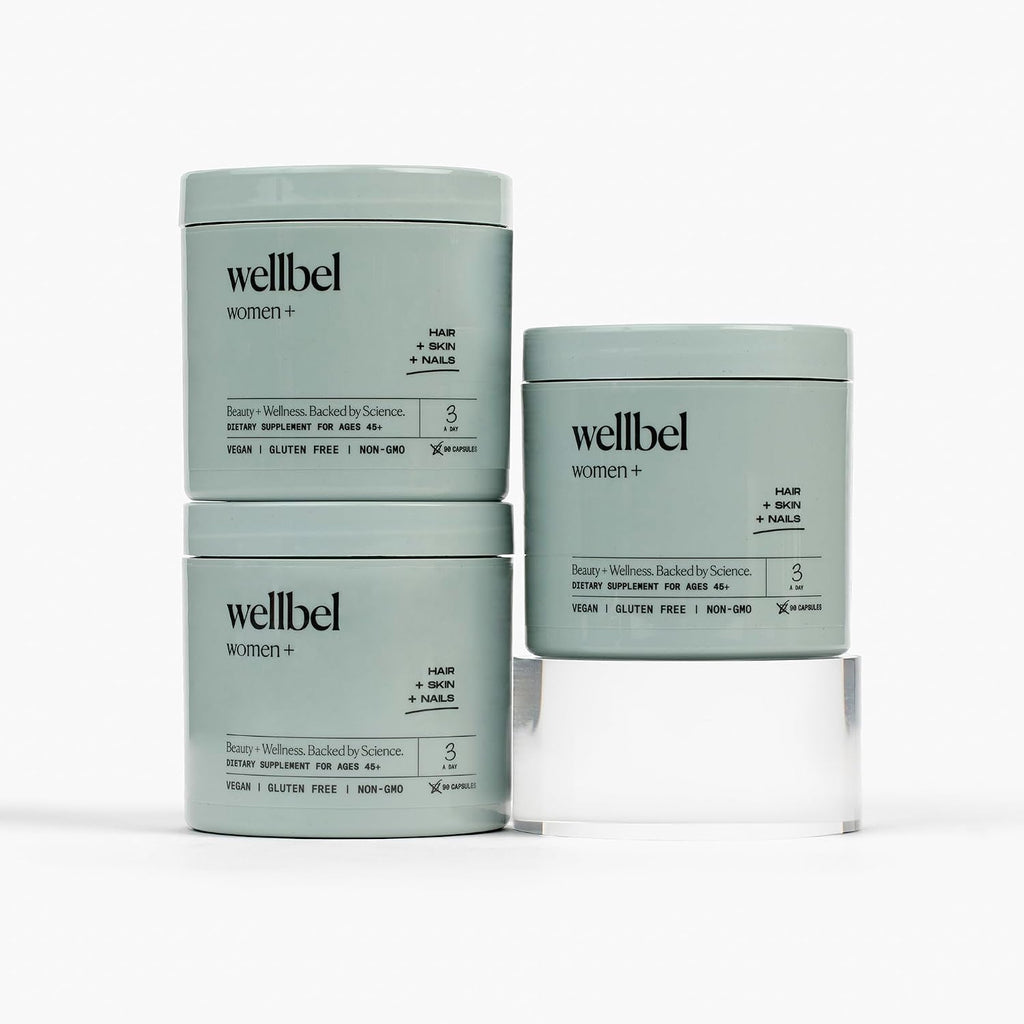 WELLBEL Women+ Complemento para Cabello, Piel y Uñas - 90 Comprimidos (Pack de 3)