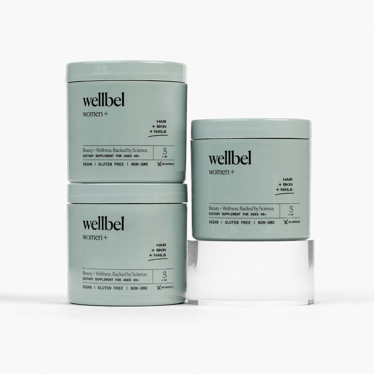WELLBEL Women+ Complemento para Cabello, Piel y Uñas - 90 Comprimidos (Pack de 3) – Image 1
