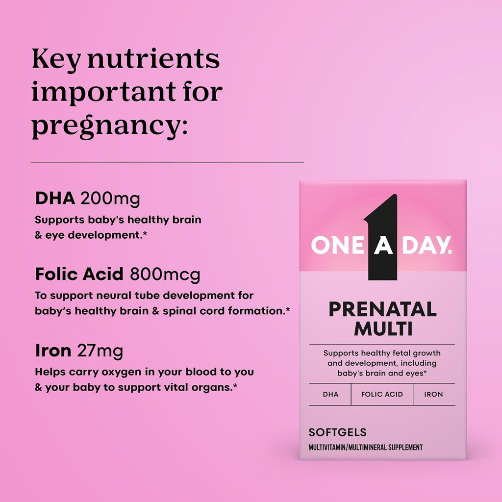 Multivitamínico One A Day Prenatal 1 para mujer