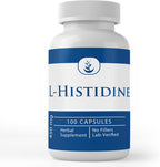 PURE ORIGINAL INGREDIENTS L-Histidina (100 Cápsulas) Siempre Puro, Sin Aditivos ni Rellenos, Verificado en Laboratorio