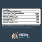 Bruno & Lukas Probióticos Masticables para Perros – Salud Digestiva y Apoyo Inmunológico – 90 Chews