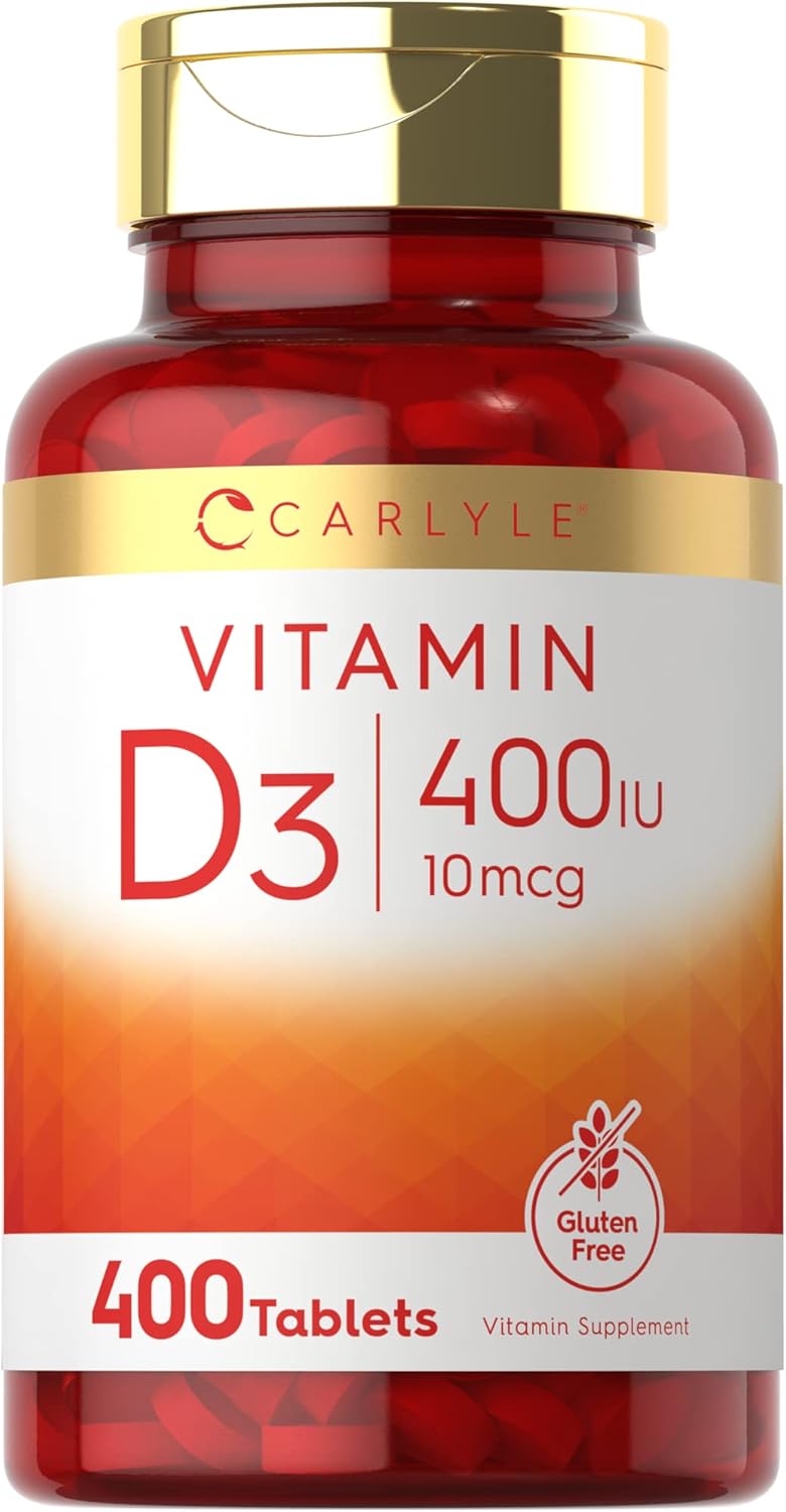 Carlyle Vitamina D3 400 UI (10 mcg) - 400 Comprimidos