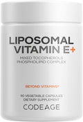 Codeage Vitamina E Liposomal - Tocoferoles Mixtos - 90 Cápsulas