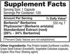 Feel Good Superfoods Berberine Phytosome, 120 Cápsulas Veganas