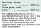 Jamieson Biotina 10.000 mcg, 45 cápsulas blandas