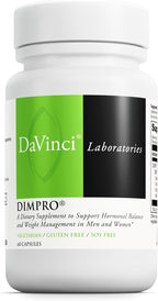 DAVINCI Labs DimPro - Suplemento para el Equilibrio Hormonal con Vitamina E - 60 Cápsulas